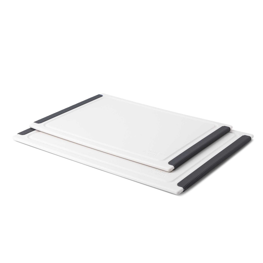 Thyme & Table 2 Piece Poly Cutting Boards White MD 10x14", LG 12x16" - Image 2