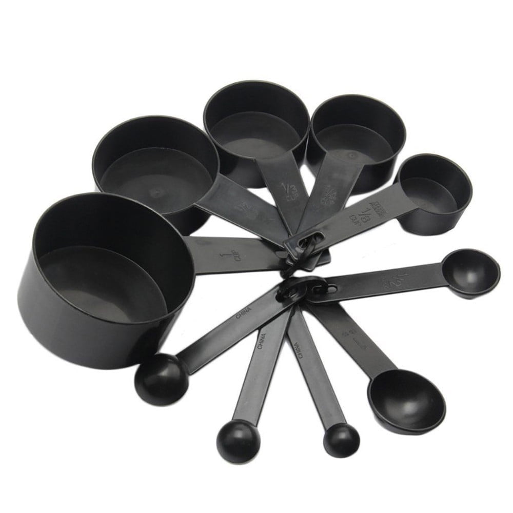 Measuring Cups and Spoons Set, 10 PCS Stackable Measuring Spoons with Plastic Handle, Accurate Tablespoon for Measuri... - Image 5