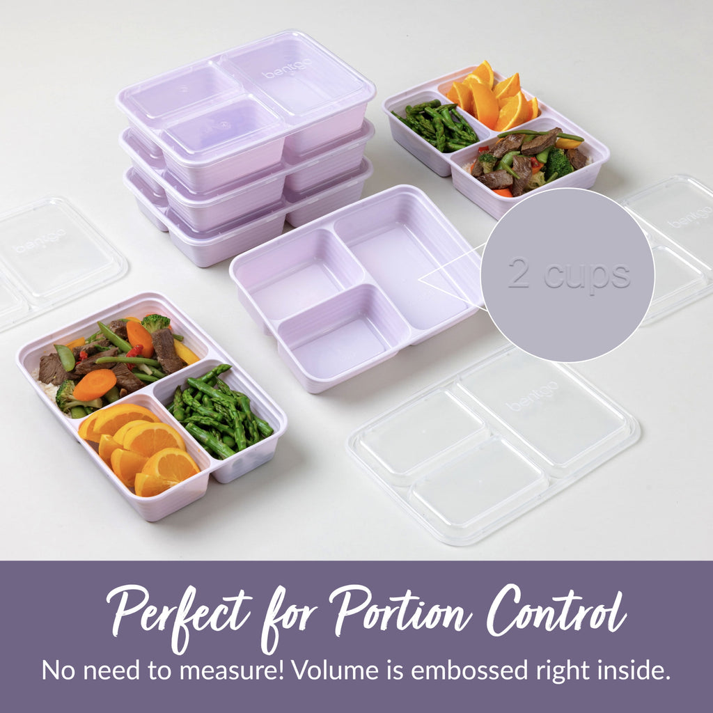 Bentgo Prep 3-Compartment Meal Prep Containers with Lids, PFAS & BPA Free Materials, Durable, Microwave, Freezer, & D... - Image 6