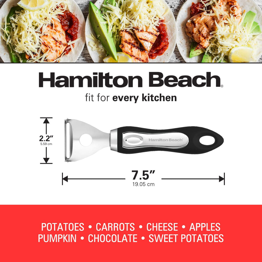 Y Shape Peeler Stainless Steel 7.5in Soft Touch Handle, Vegetable Y shape Peeler Ergonomic Non-Slip Handle & Sharp Bl... - Image 6