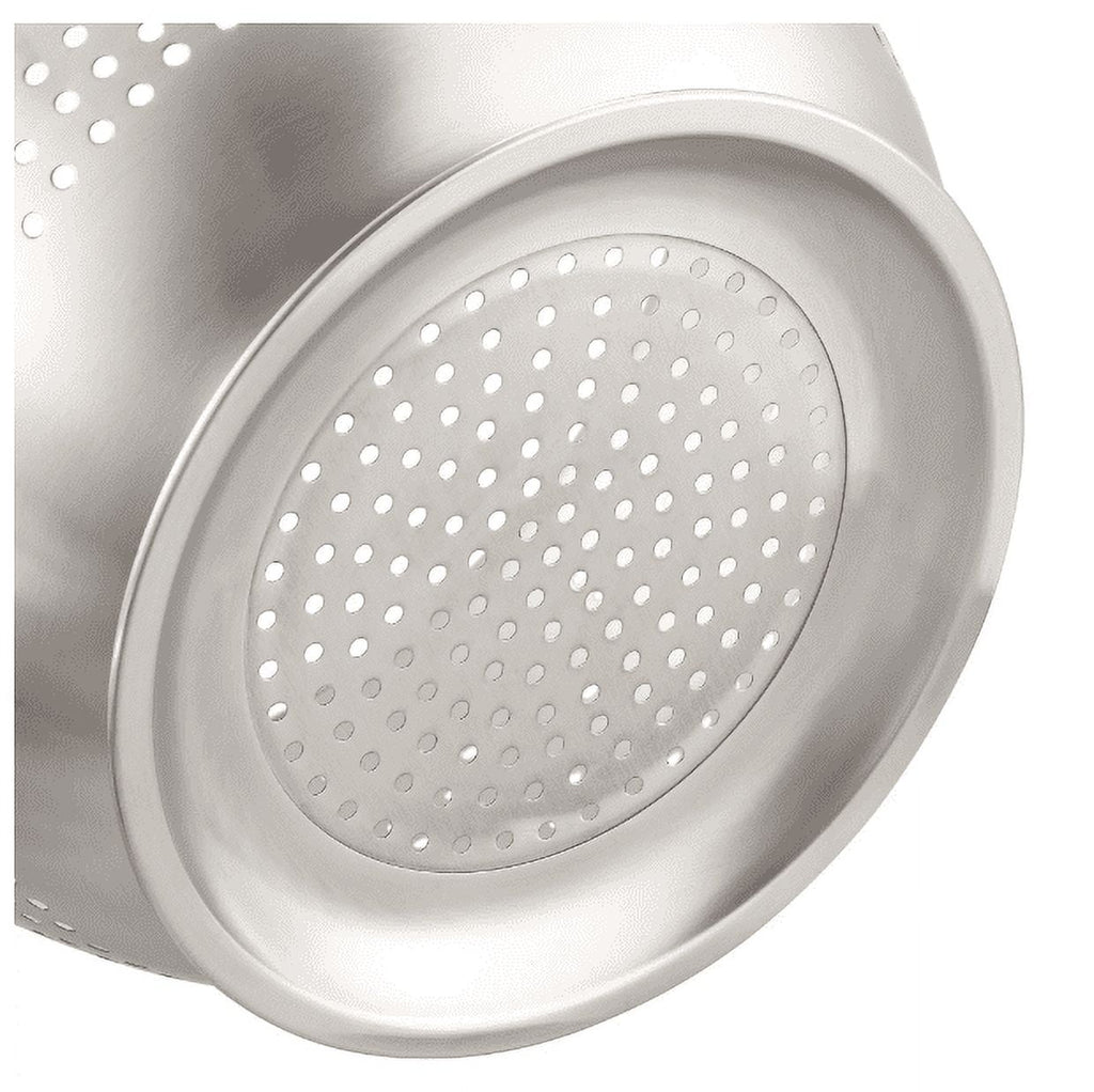Mainstays SS 5QT Multi-Use Colander for Straining, Draining & Rinsing Pasta, Fruits or Vegetables - Image 5
