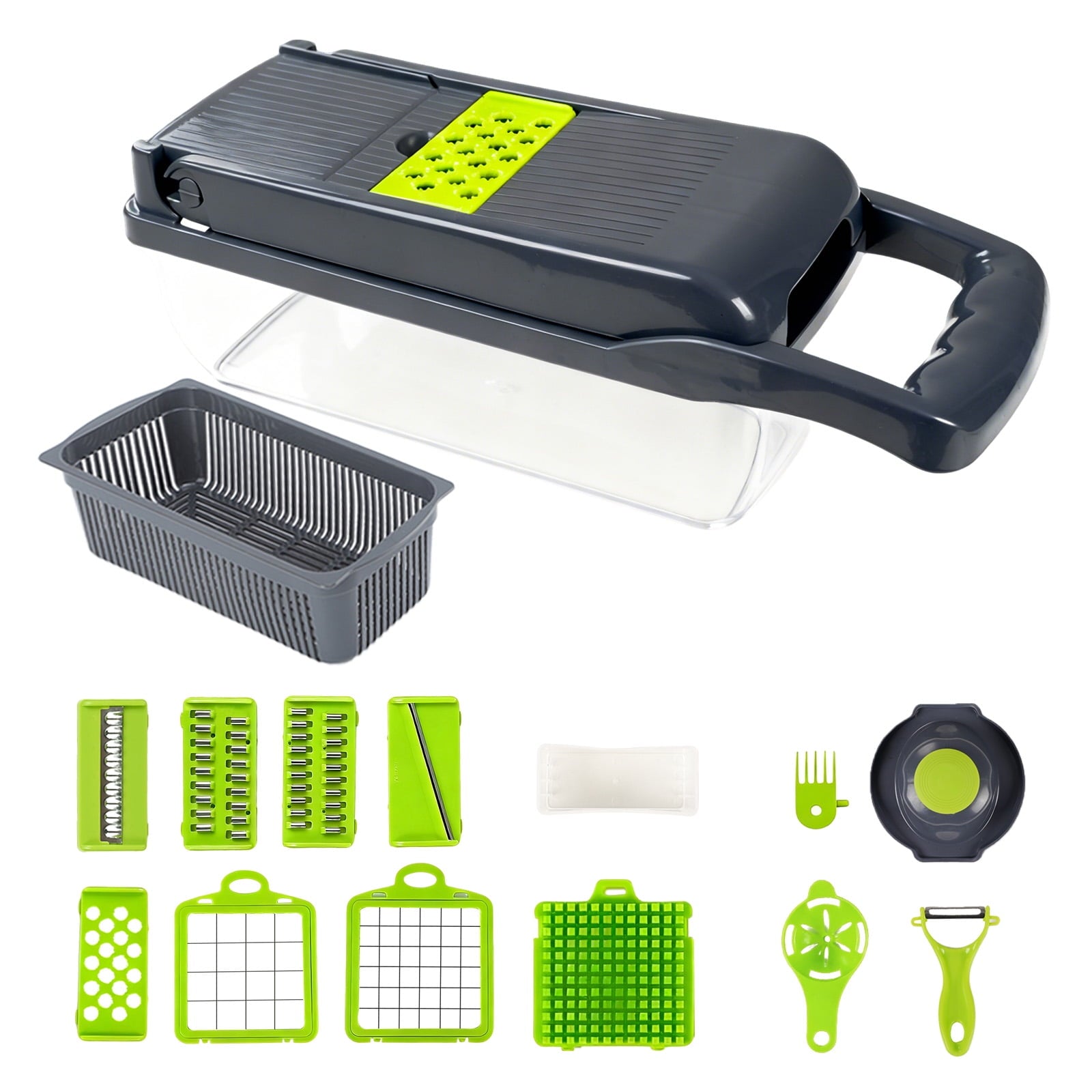 YARRAMATE 16-in-1 Mandoline Slicer, Multifunctional Vegetable Chopper with Container, Food Processor for Onion, Chees... - Image 5