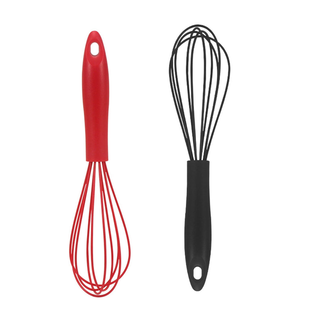 AYktou 10×2.3 Inch Silicone Whisks, Wire Balloon Form Eggs Beater Kitchen Cookware Cream Stirrers, Milk Frother Coffe... - Image 4