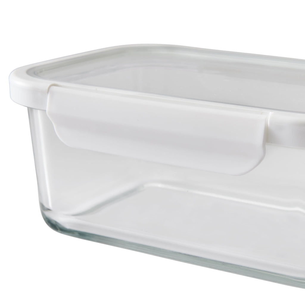Better Homes & Gardens 4Cup Rectangle Glass Food Storage Container with Tritan Lid. Set of 2, 4 Pieces, Designed to H... - Image 5