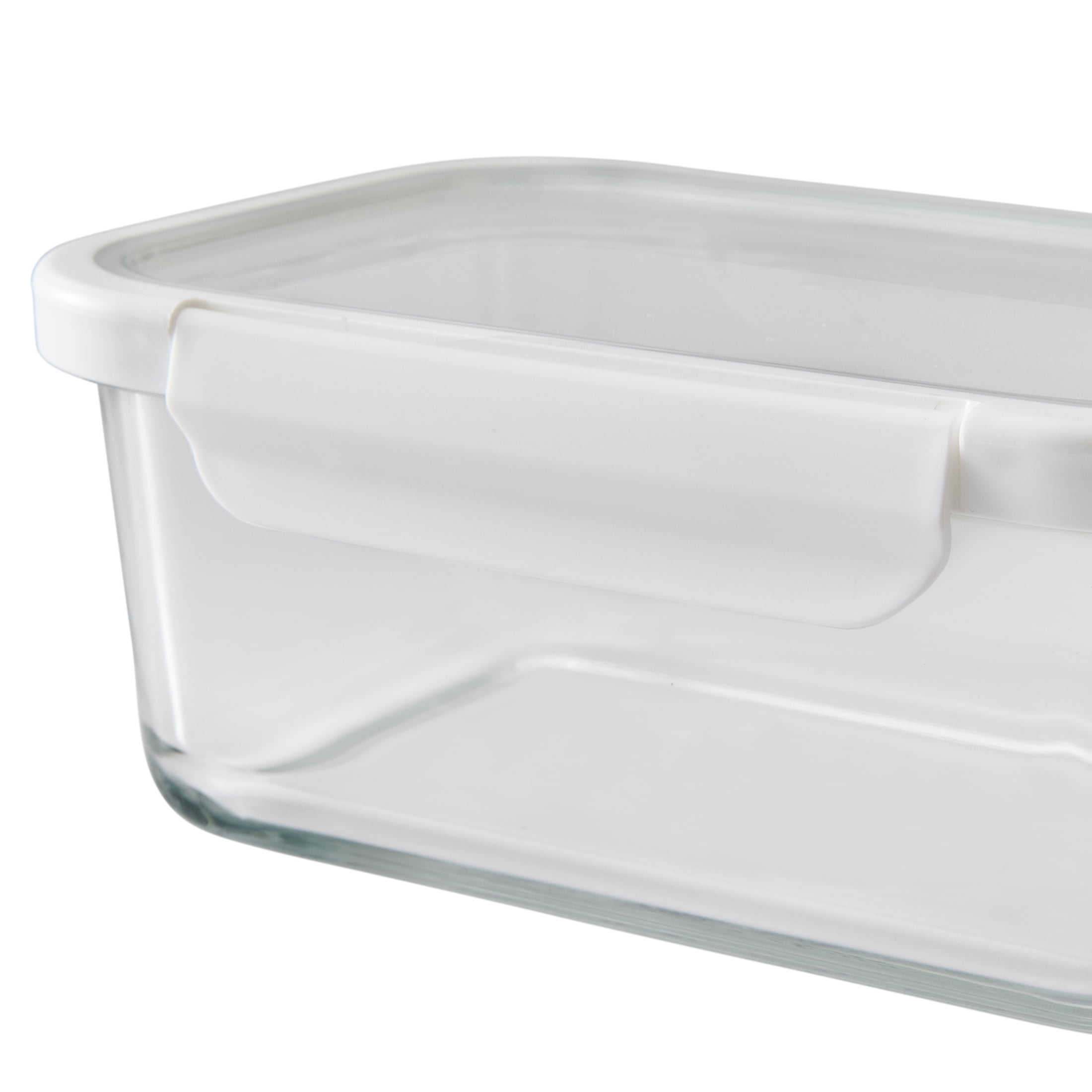 Better Homes & Gardens 4Cup Rectangle Glass Food Storage Container with Tritan Lid. Set of 2, 4 Pieces, Designed to H... - Image 5