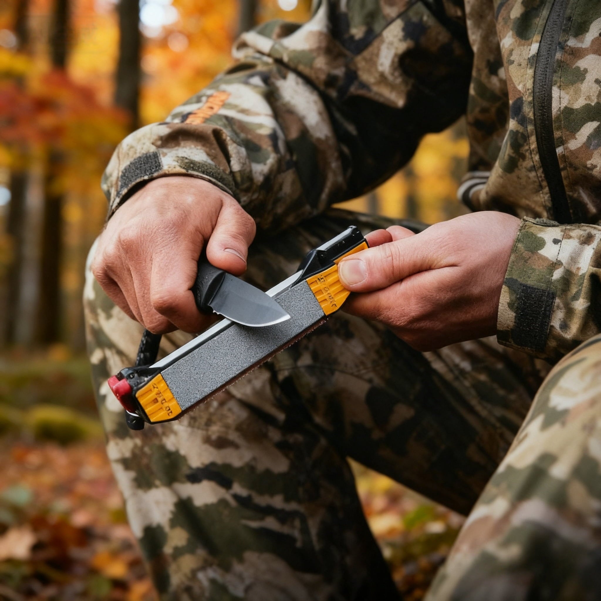 Guided Field Knife Sharpener Tool in Compact Design for On-the-Go Sharpening - Image 5