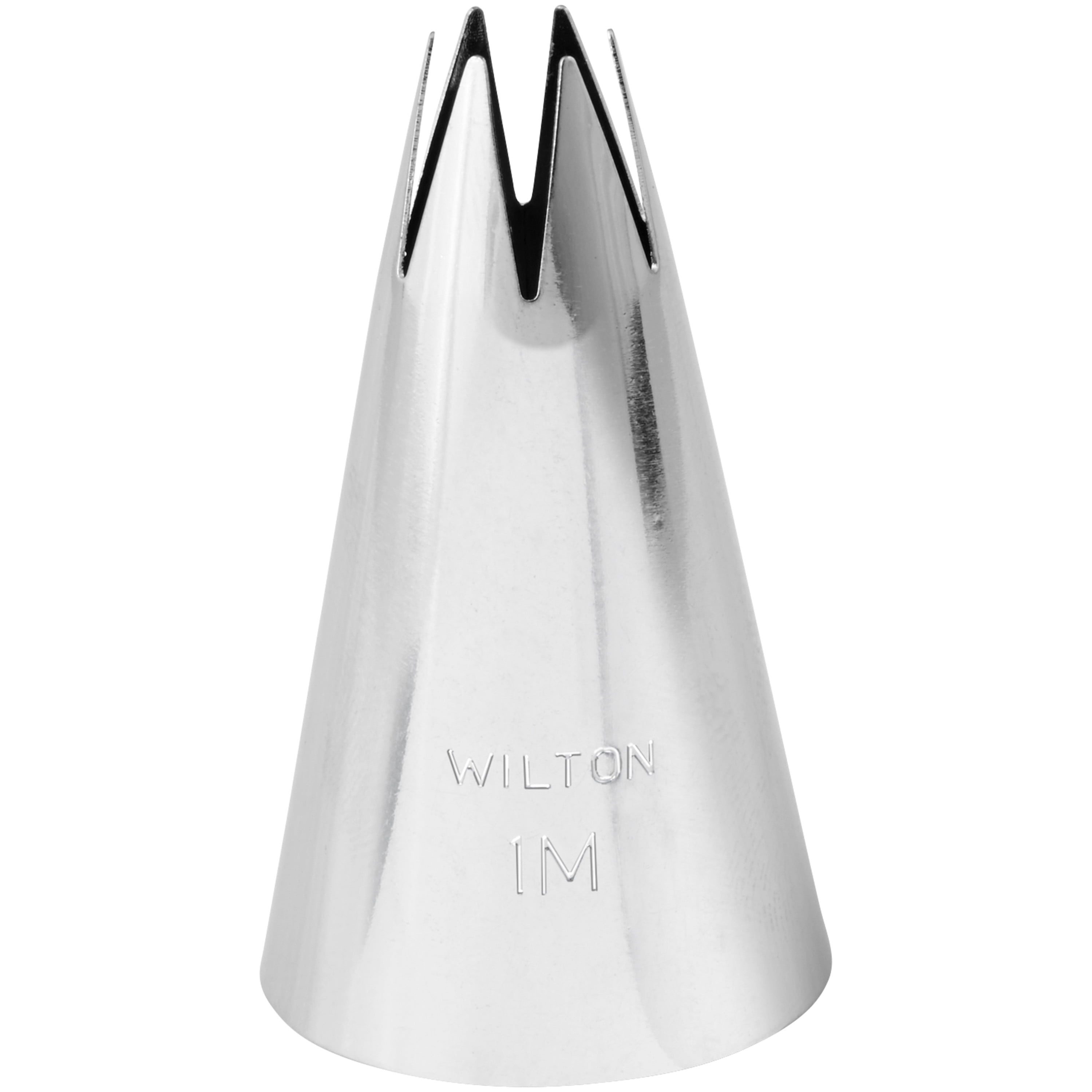 (4 pack) Wilton Open Star Cake Decorating Tip 1M - Image 2