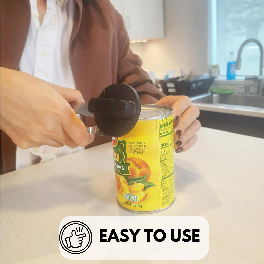 Mainstays Stainless Steel Can Opener, Black - Image 5