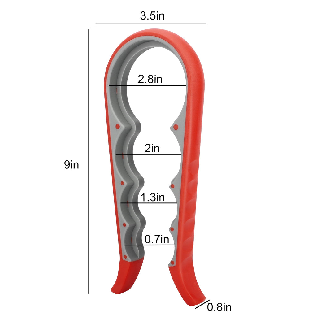EEEkit Easy Grip Jar Opener, Non-Slip Bottle Opener for Seniors with Arthritis & Weak Hands - Image 5