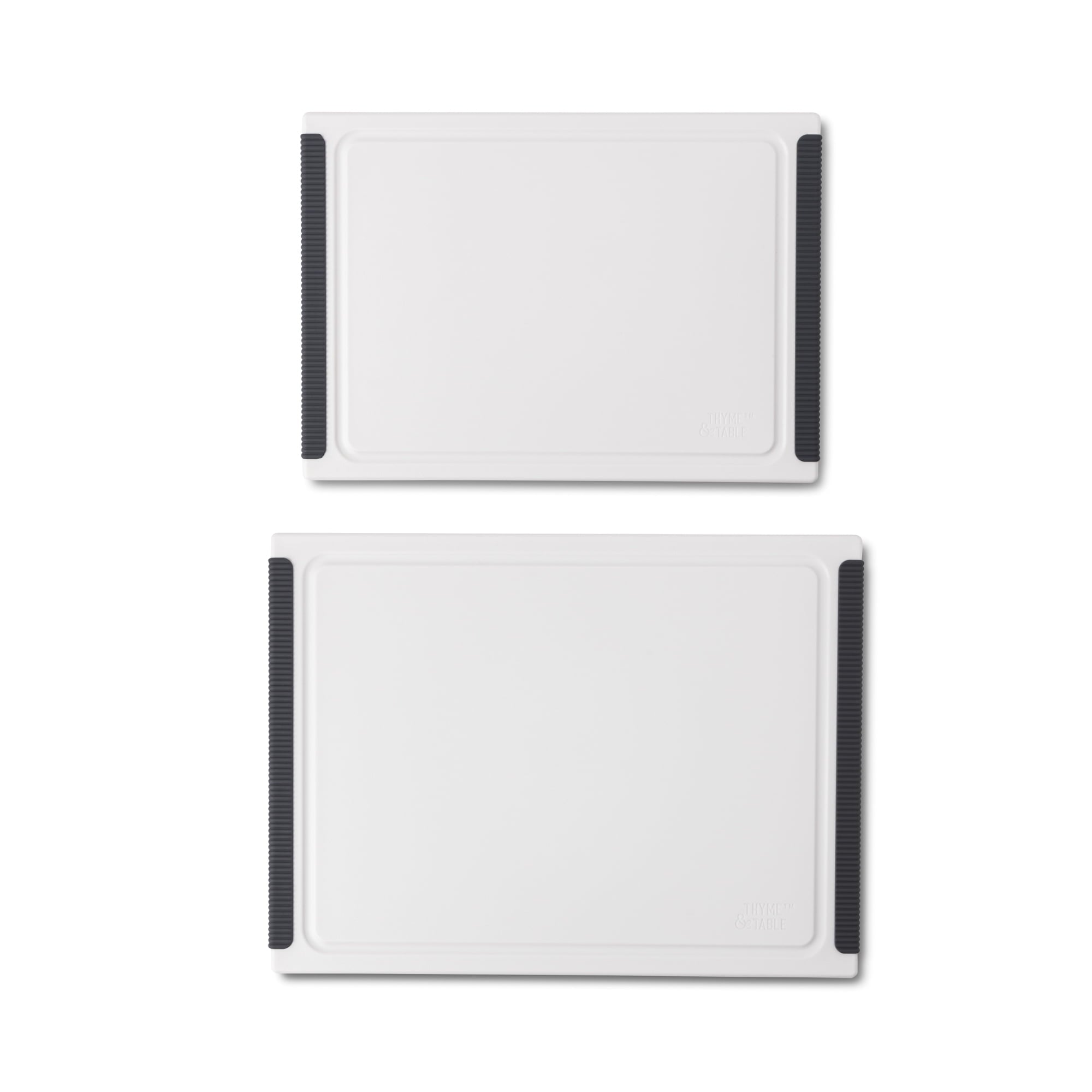 Thyme & Table 2 Piece Poly Cutting Boards White MD 10x14", LG 12x16" - Image 4
