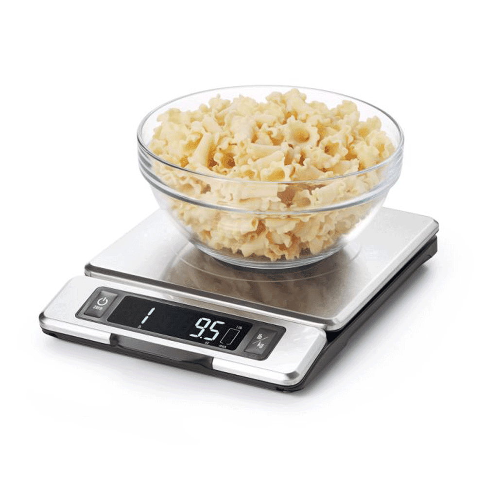 OXO Good Grips 11-Pound Stainless Steel Food Scale with Pull-Out Display - Image 5