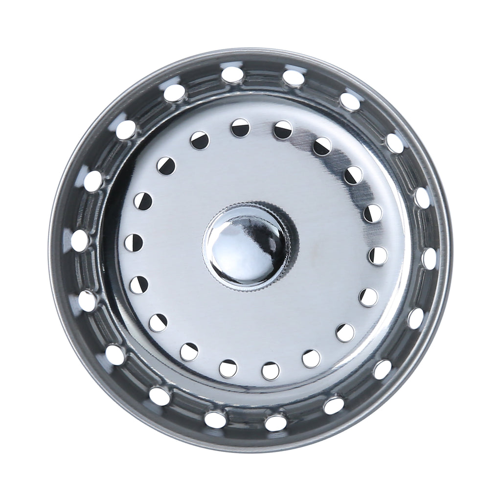 Mainstays Stainless Steel 3 Pack Kitchen Sink Strainer, Mesh Strainer, and Stopper Silver - Image 5