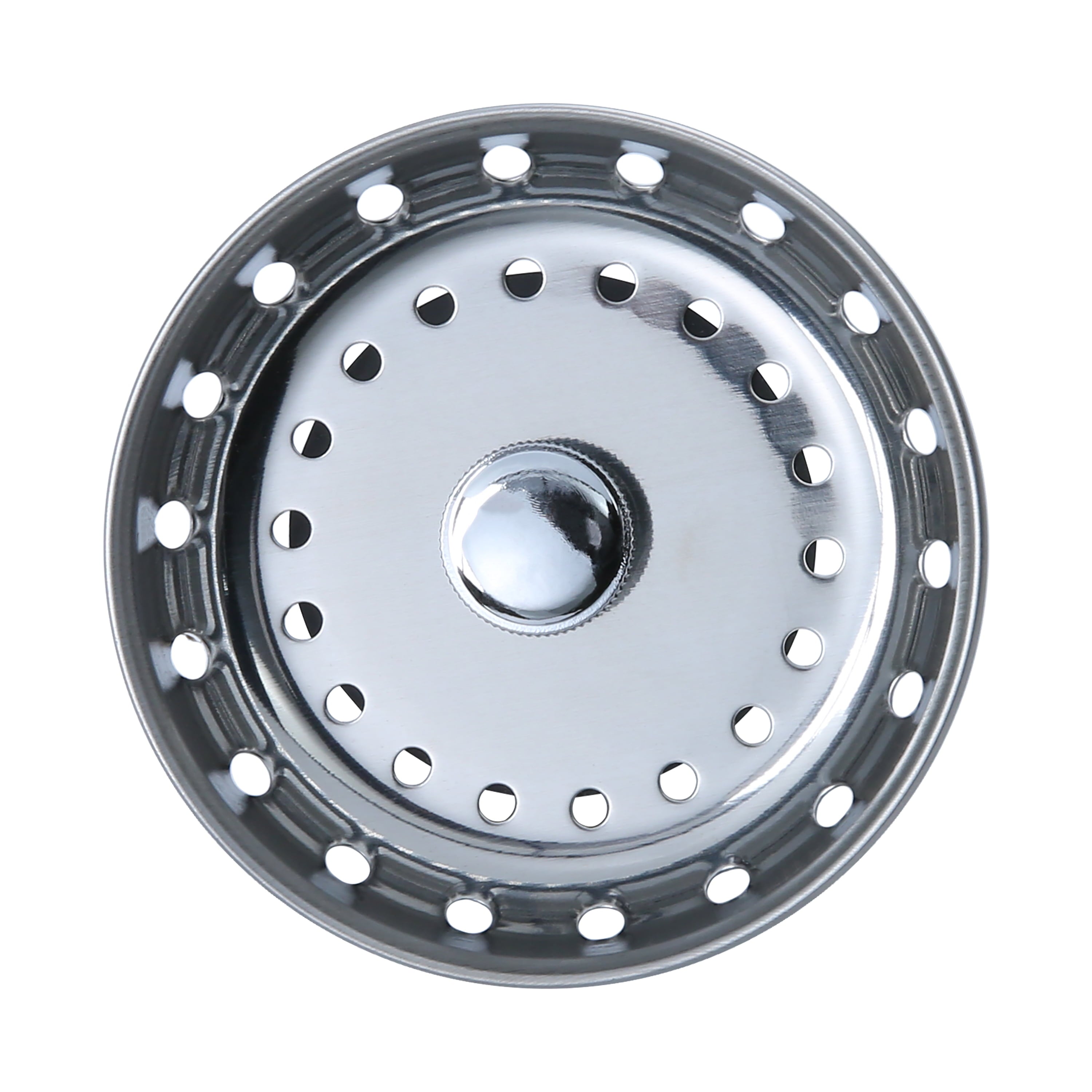 Mainstays Stainless Steel 3 Pack Kitchen Sink Strainer, Mesh Strainer, and Stopper Silver - Image 5
