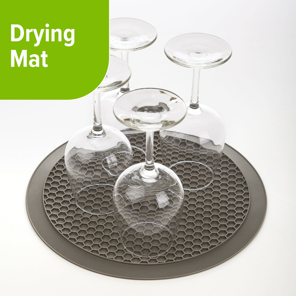 PrepSolutions Circular 12 inch Multi-Purpose Sustainable Silicone Mat, Gray - Image 4