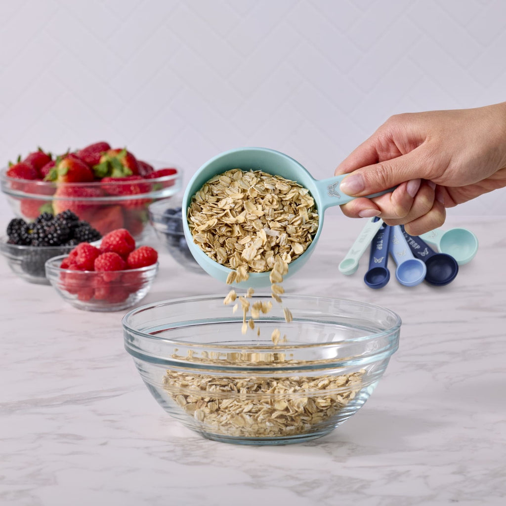 Dolly Parton 9-Piece Measuring Cups and Measuring Spoons Set, Blue - Image 6