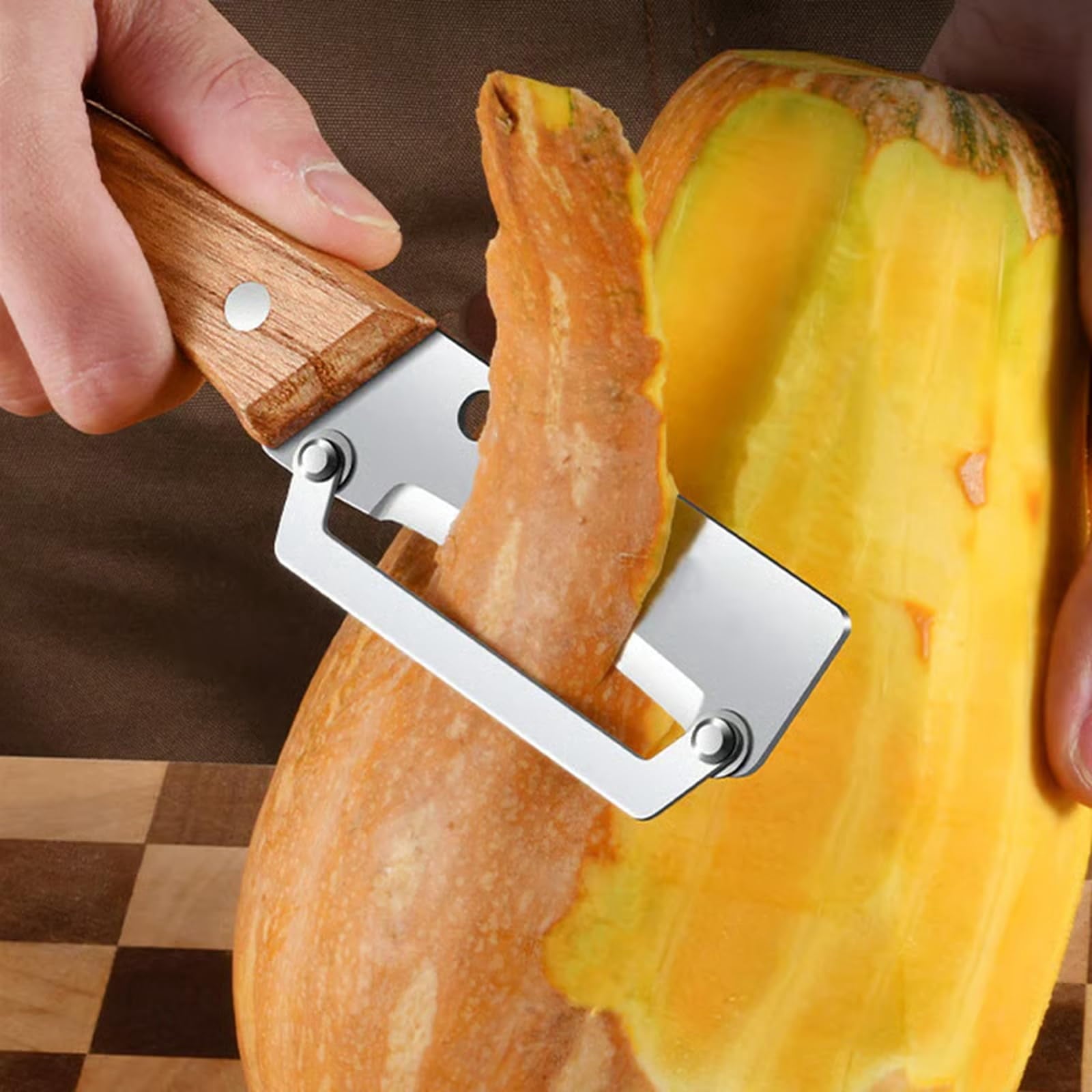 Zero Flex Peeler, 2-in-1 Multifunctional Peeler, Kitchen Multi-function Stainless Steel Thickened Fruit Peeler Knife,... - Image 5