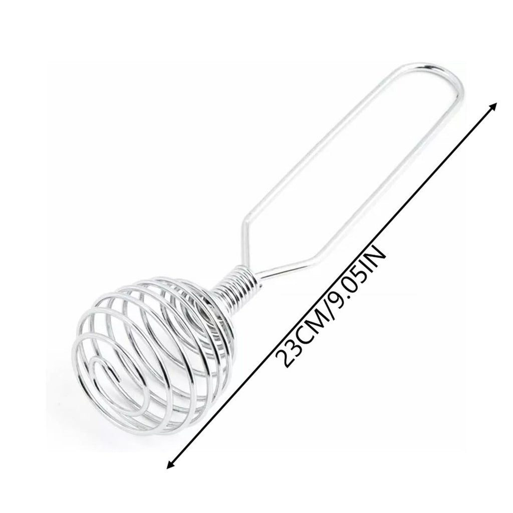 Jngnaor Stainless Steel Spring Coil Whisk Wire Whip Cream Egg Beater Gravy Cream Hand Mixer Kitchen Tool Accessories ... - Image 4