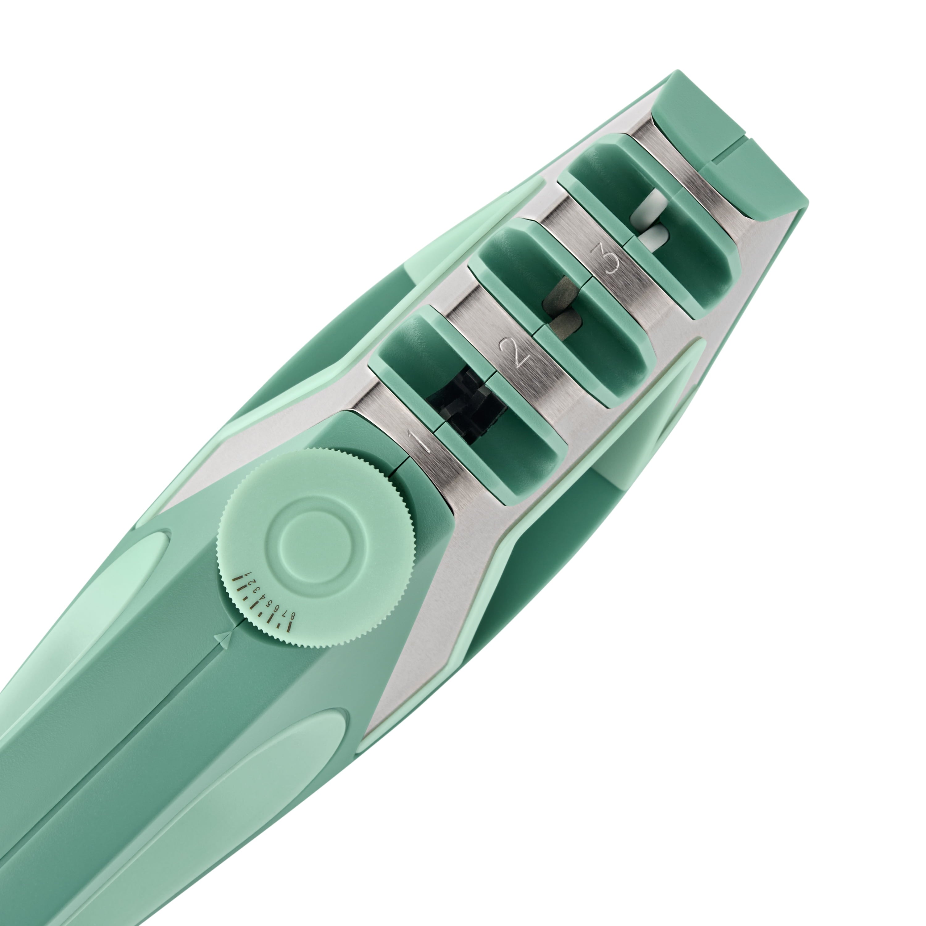 The Pioneer Woman 4 Stage Knife Shear & Sharpener, Green - Image 5