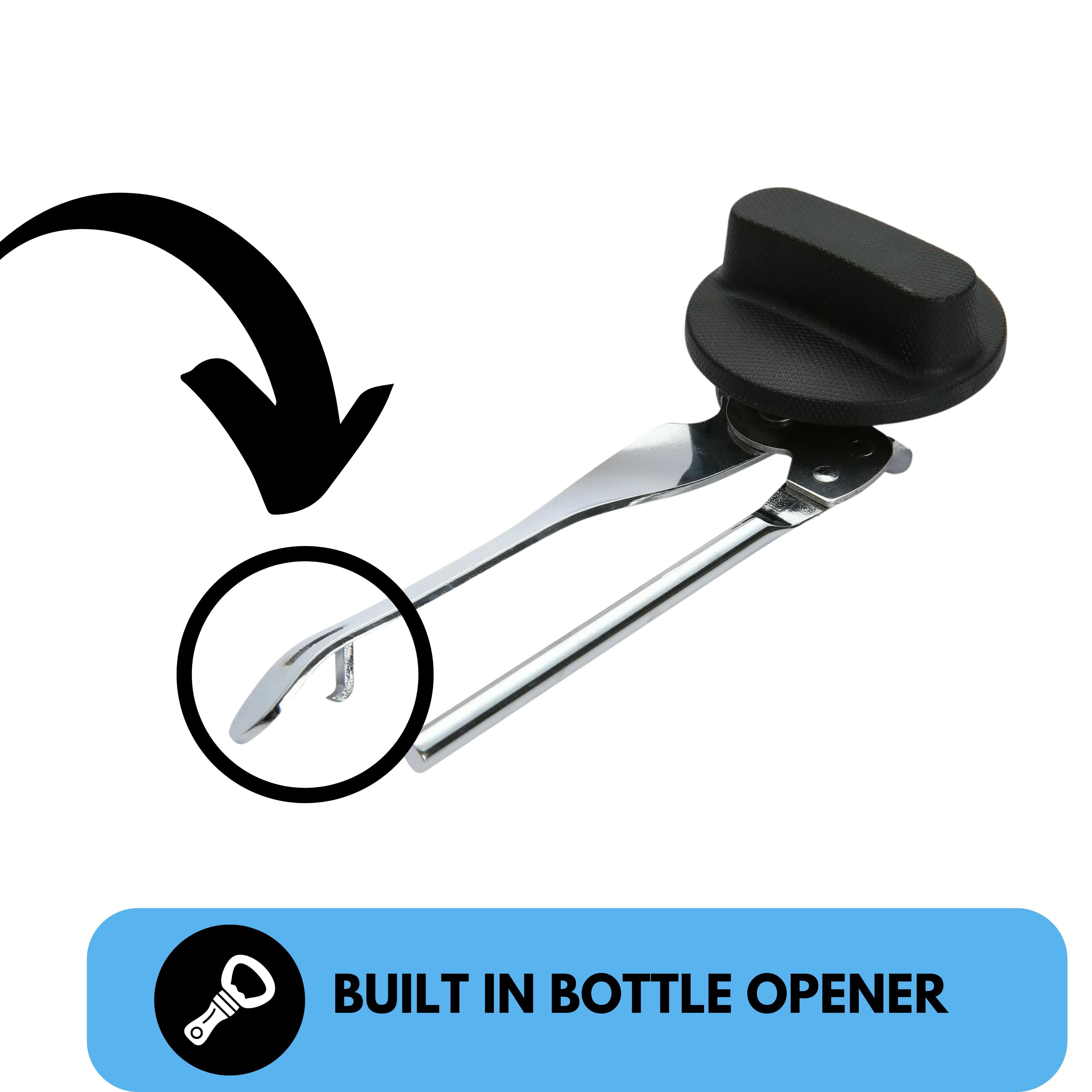 Mainstays Stainless Steel Can Opener, Black - Image 6