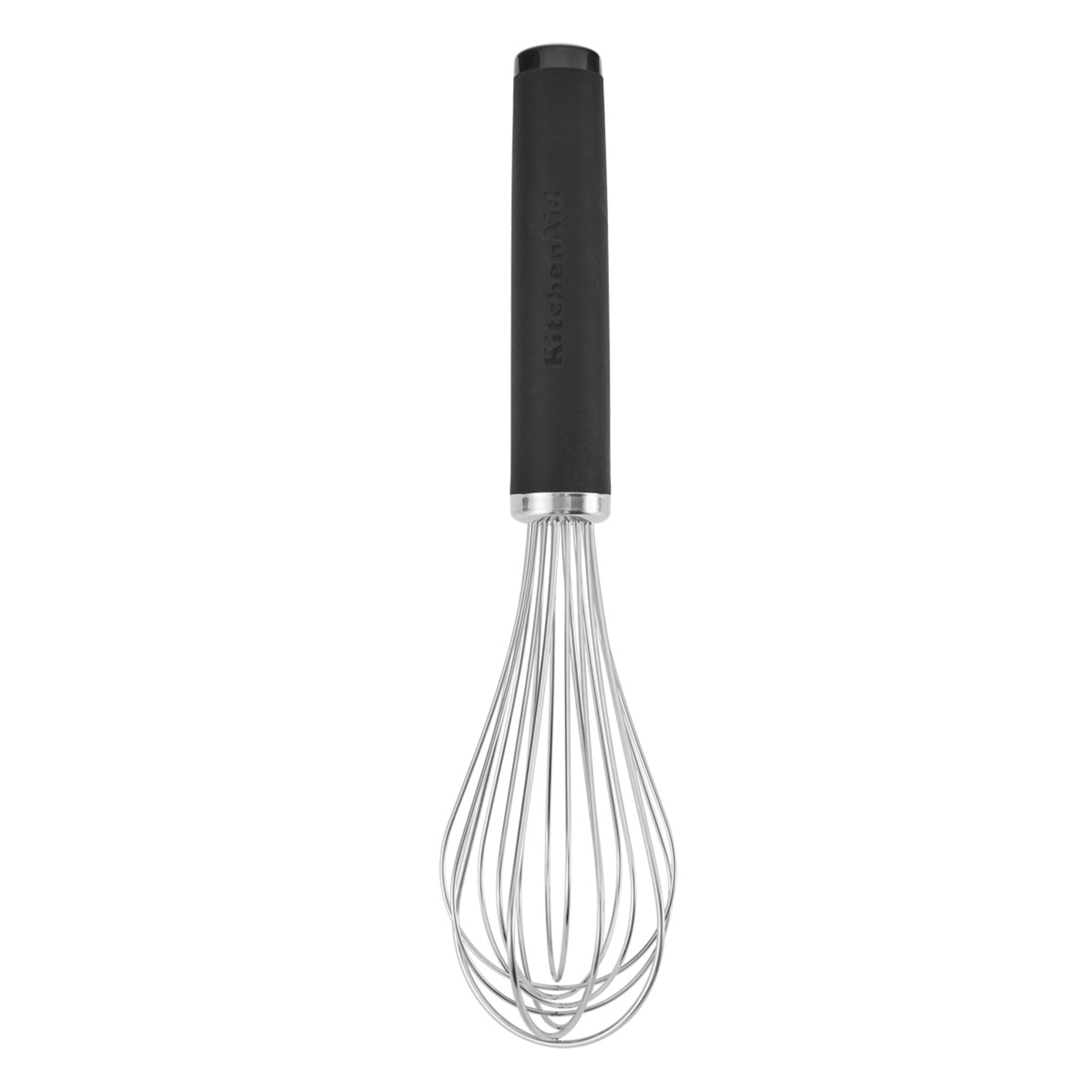 Stainless Steel Balloon Whisk with Black Handle, Dishwasher Safe - Image 4