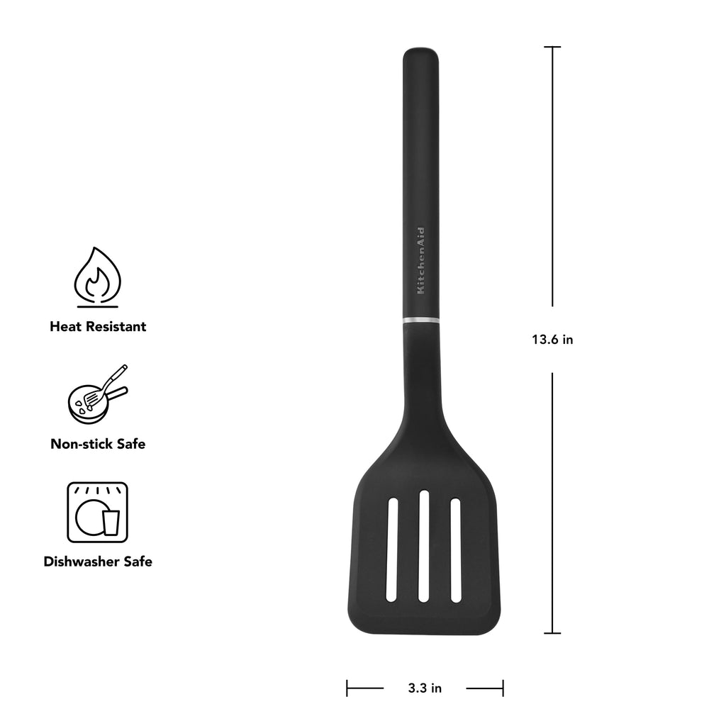 3-Piece Cooking Utensils Set with Ergonomic Handles, Black - Image 5