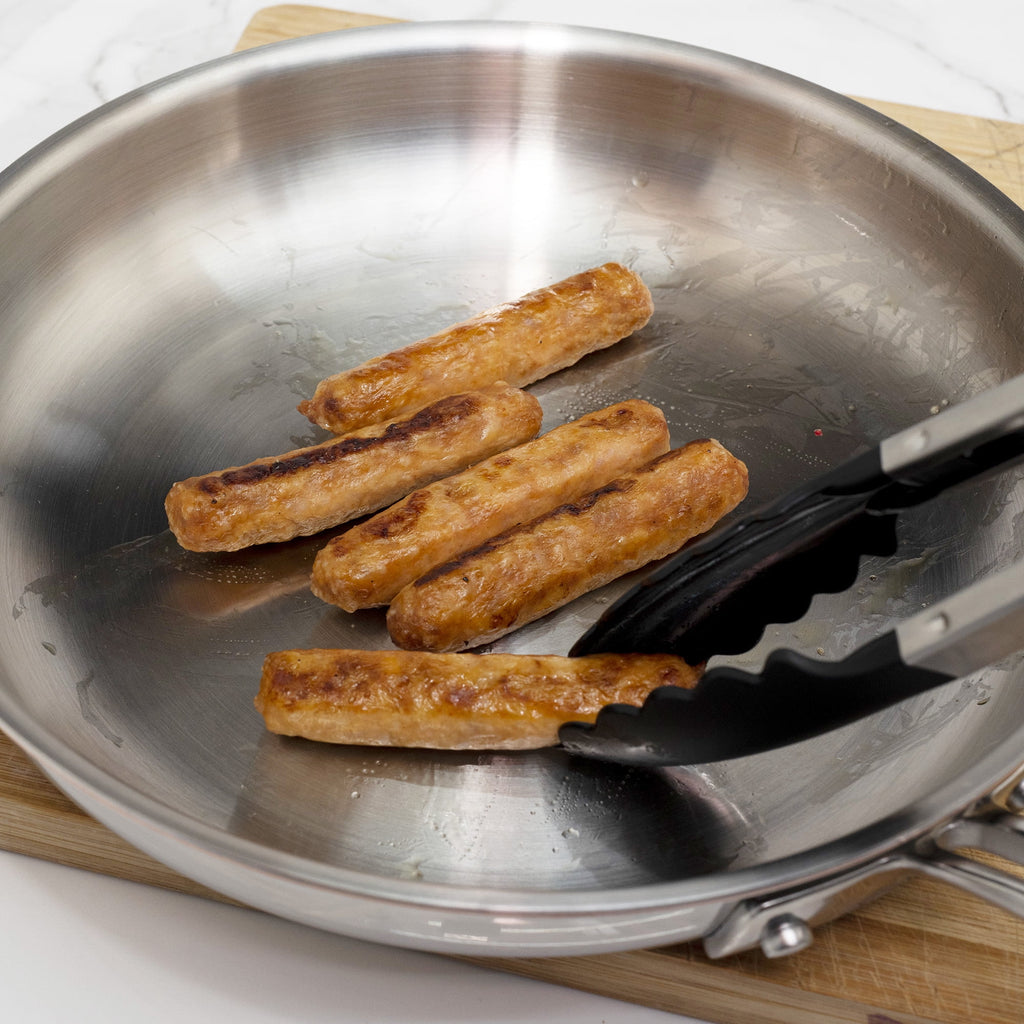 Mainstays 13 Inch Rust Resistant Nylon End Stainless Steel Dripless Kitchen Tongs - Image 3