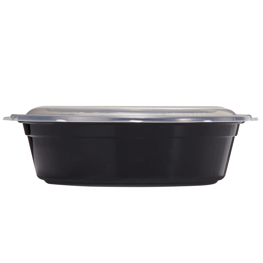 Mainstays 5-Pack Round Meal Prep Containers with Lids, 1L, BPA-Free, Microwave & Dishwasher Safe, Ideal Use for Meal ... - Image 3