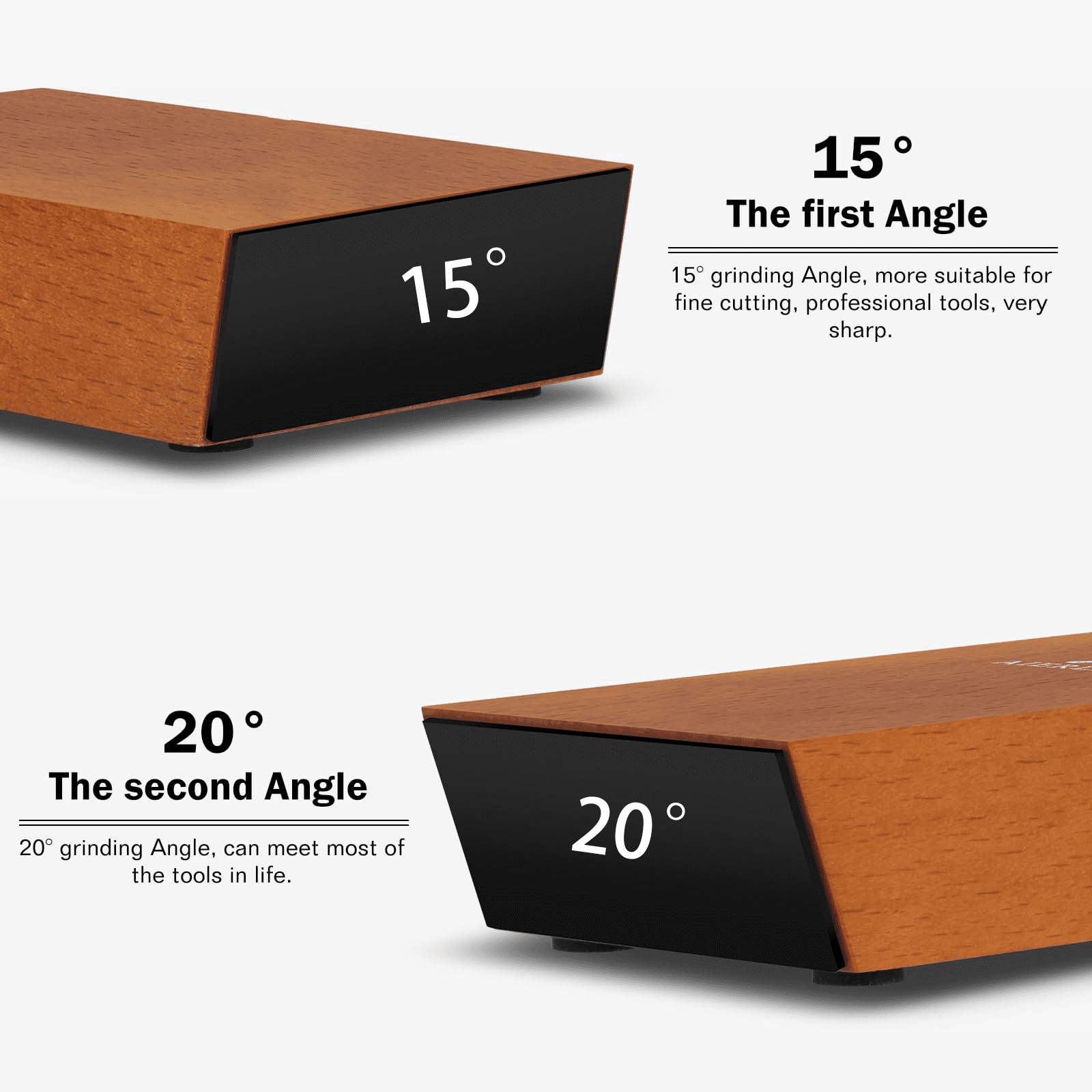 Rolling Knife Sharpener Kit with Diamonds and Ceramic for Steel of Any Hardness 15 and 20 Degree Magnetic Angle Knife... - Image 5