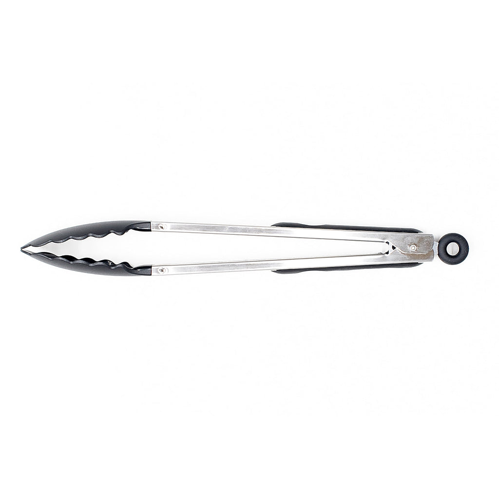 Mainstays 13 Inch Rust Resistant Nylon End Stainless Steel Dripless Kitchen Tongs - Image 2