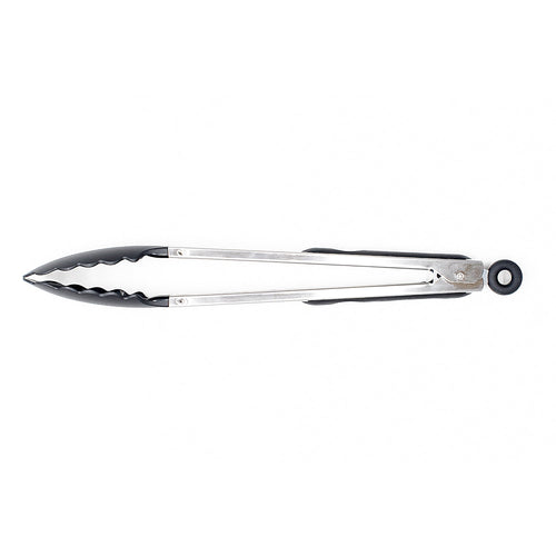 Mainstays 13 Inch Rust Resistant Nylon End Stainless Steel Dripless Kitchen Tongs - Image 2