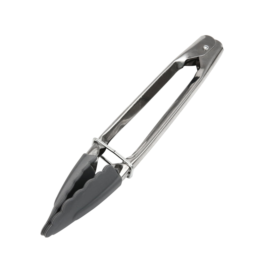 (3 pack) Mainstays Non Stick Heat Resistant Stainless Steel and Silicone Mini Tongs - Image 6