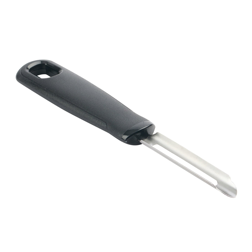 Mainstays 6in Stainless Steel Fruit and Vegetable Peeler, Black - Image 3