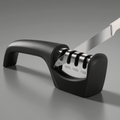 Behome 4-in-1 Knife Sharpener, 4-Stage Knife Sharpener Helps Sharpen, Honing, Polish Blades, kitchen Manual knife Sha...